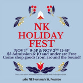 north kitsap nk holiday fest 2025 flyer by brigid trading company